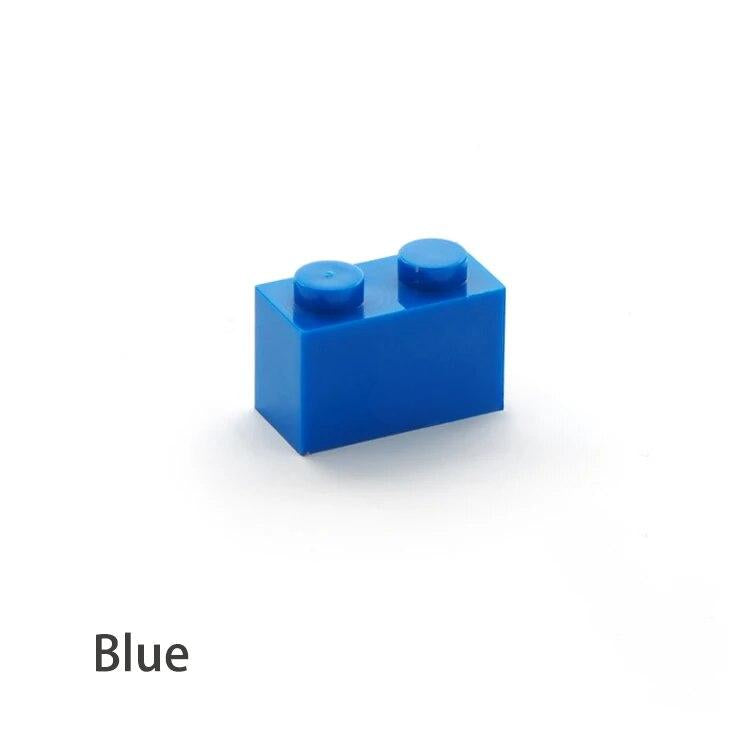 1x2 Dots - Building Blocks Thick Bricks - 25pcs