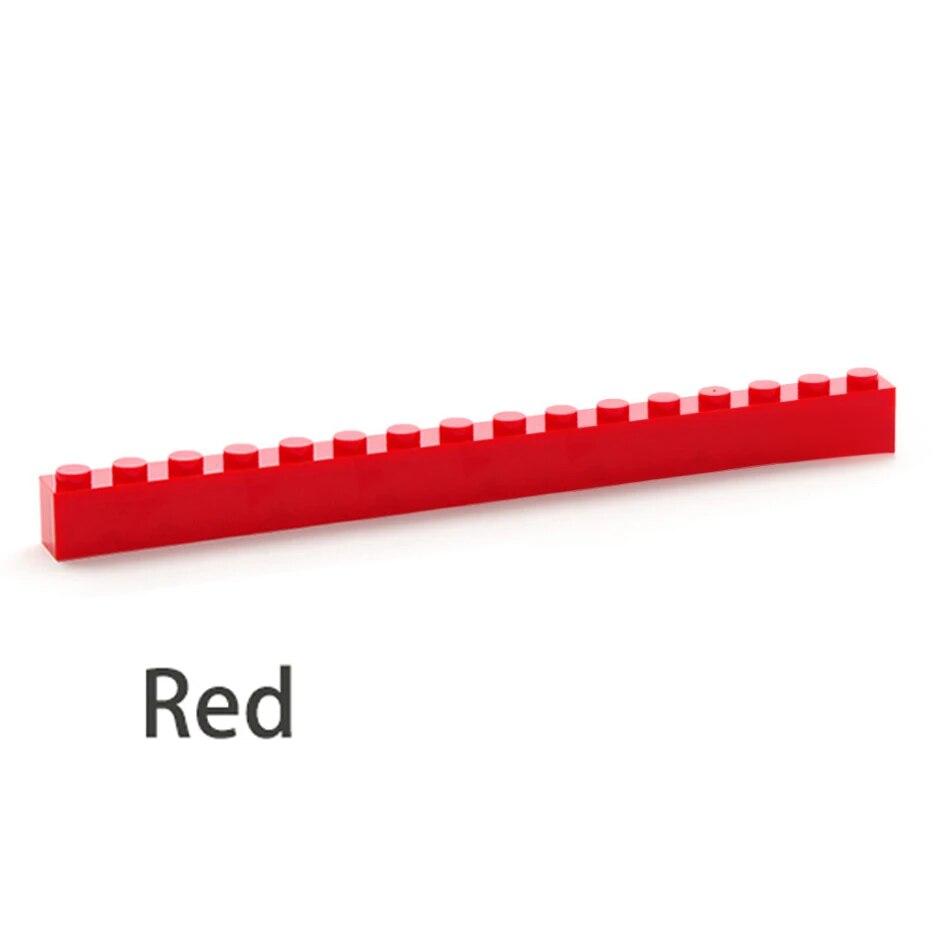 1x16 Dots - Building Blocks Thick Bricks - 10pcs