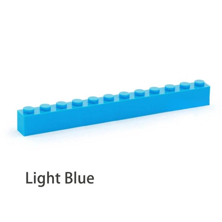 1x12 Dots - Building Blocks Thick Bricks