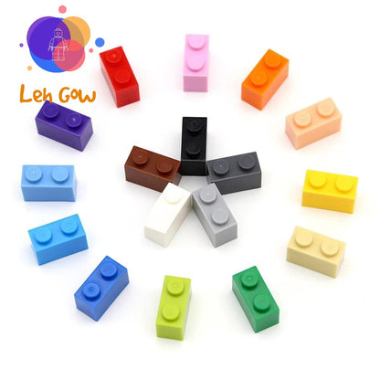 1x2 Dots - Building Blocks Thick Bricks - 25pcs