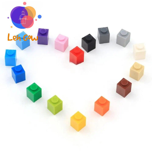 1x1 Dots - Building Blocks Thick Bricks - 50pcs