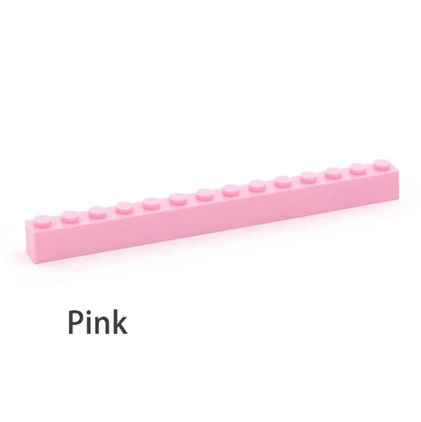 1x16 Dots - Building Blocks Thick Bricks - 10pcs