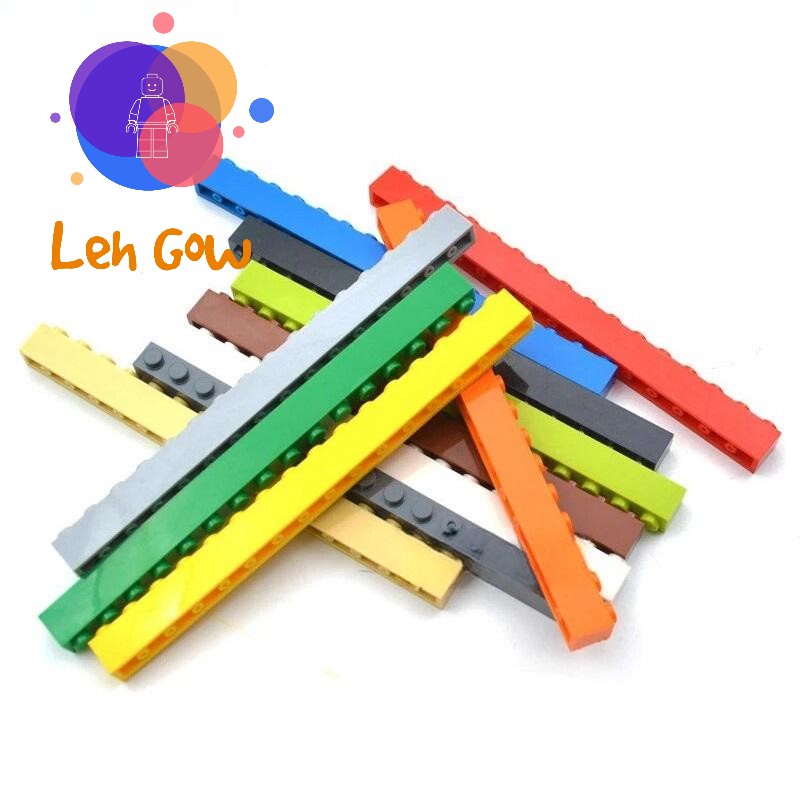 1x16 Dots - Building Blocks Thick Bricks - 10pcs