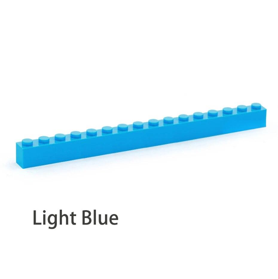 1x16 Dots - Building Blocks Thick Bricks - 10pcs