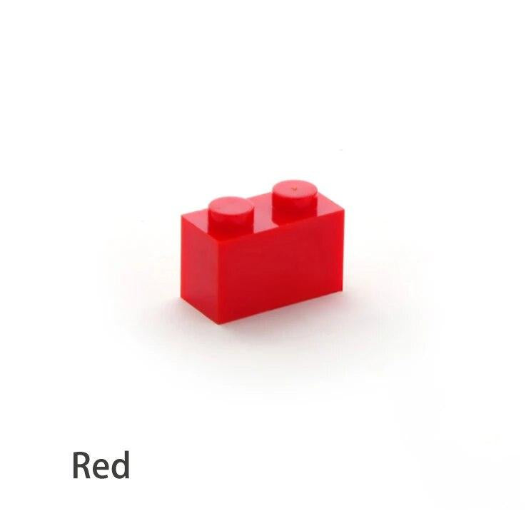 1x2 Dots - Building Blocks Thick Bricks - 25pcs